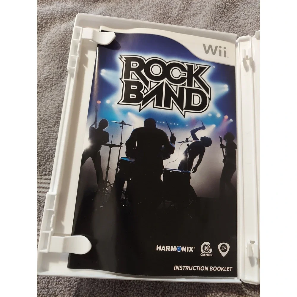 Rock Band Video Game for Nintendo Wii Complete With‎ Manual Tested & Working